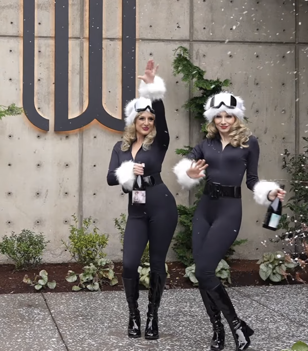 Apres Ski Party - Two Women Dancing
